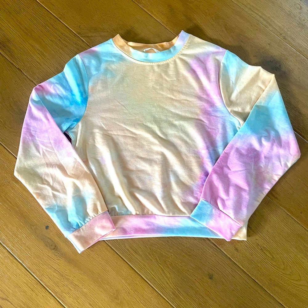 ROMWE Tye Dyed Sweatshirt